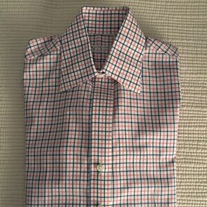 Holland & Sherry Woven Shirt with French Cuffs